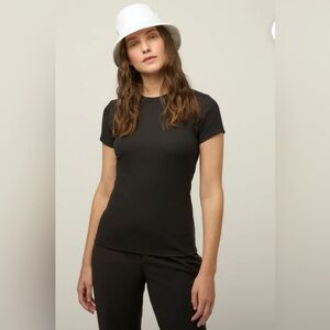 Tilley Women’s Tencel Rib Tee Black L
